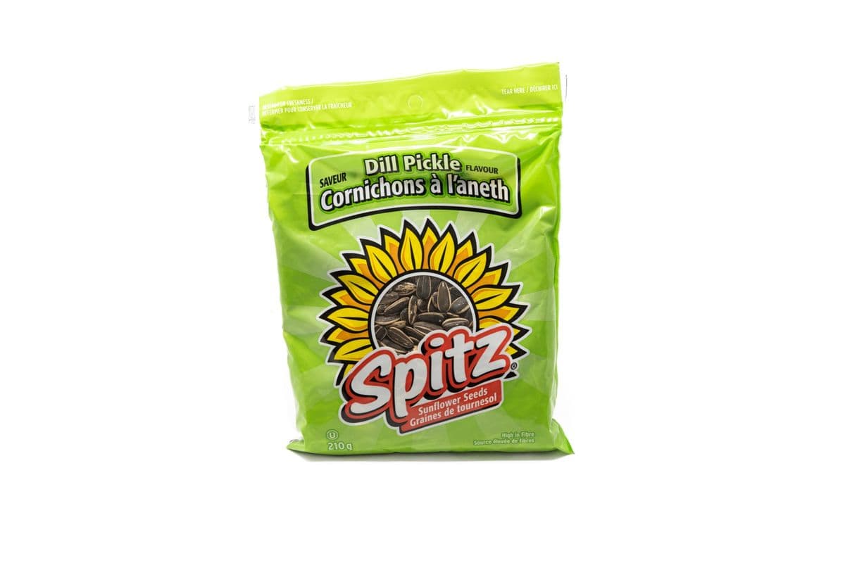 SPITZ DILL PICKLE SUNFLOWER SEEDS 210G