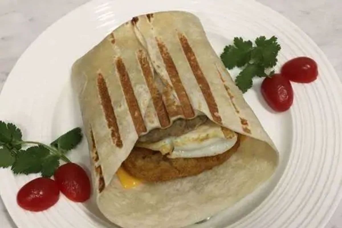 Homemade Breakfast Wrap