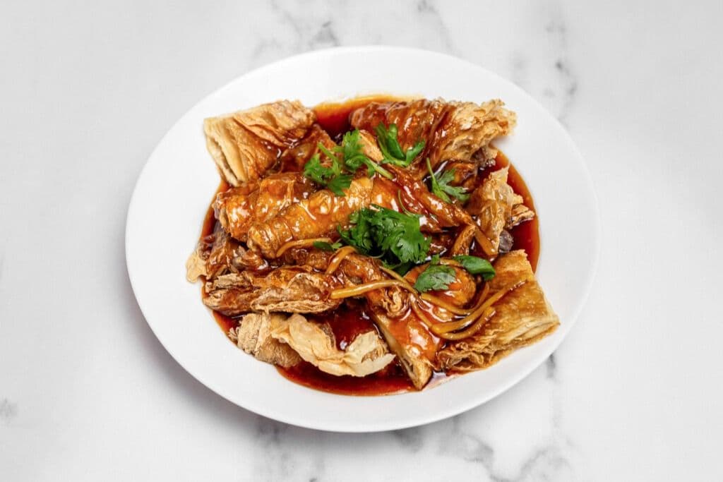C. Bean Curd with Sweet and Sour Sauce