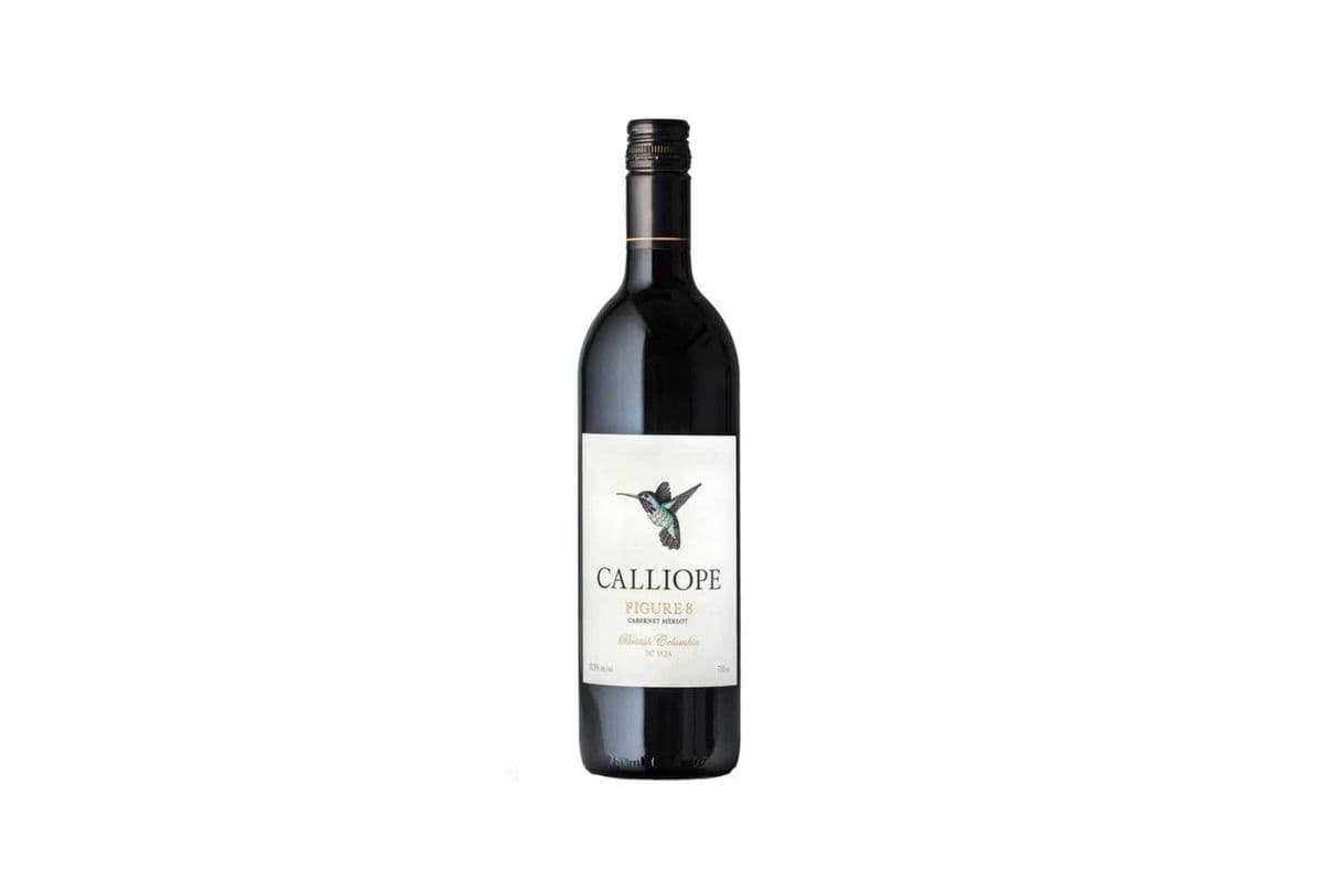 Calliope Figure Eight Red Blend By Burrowing Owl (ca) (750 ml)🍁 (1 x 750ML)