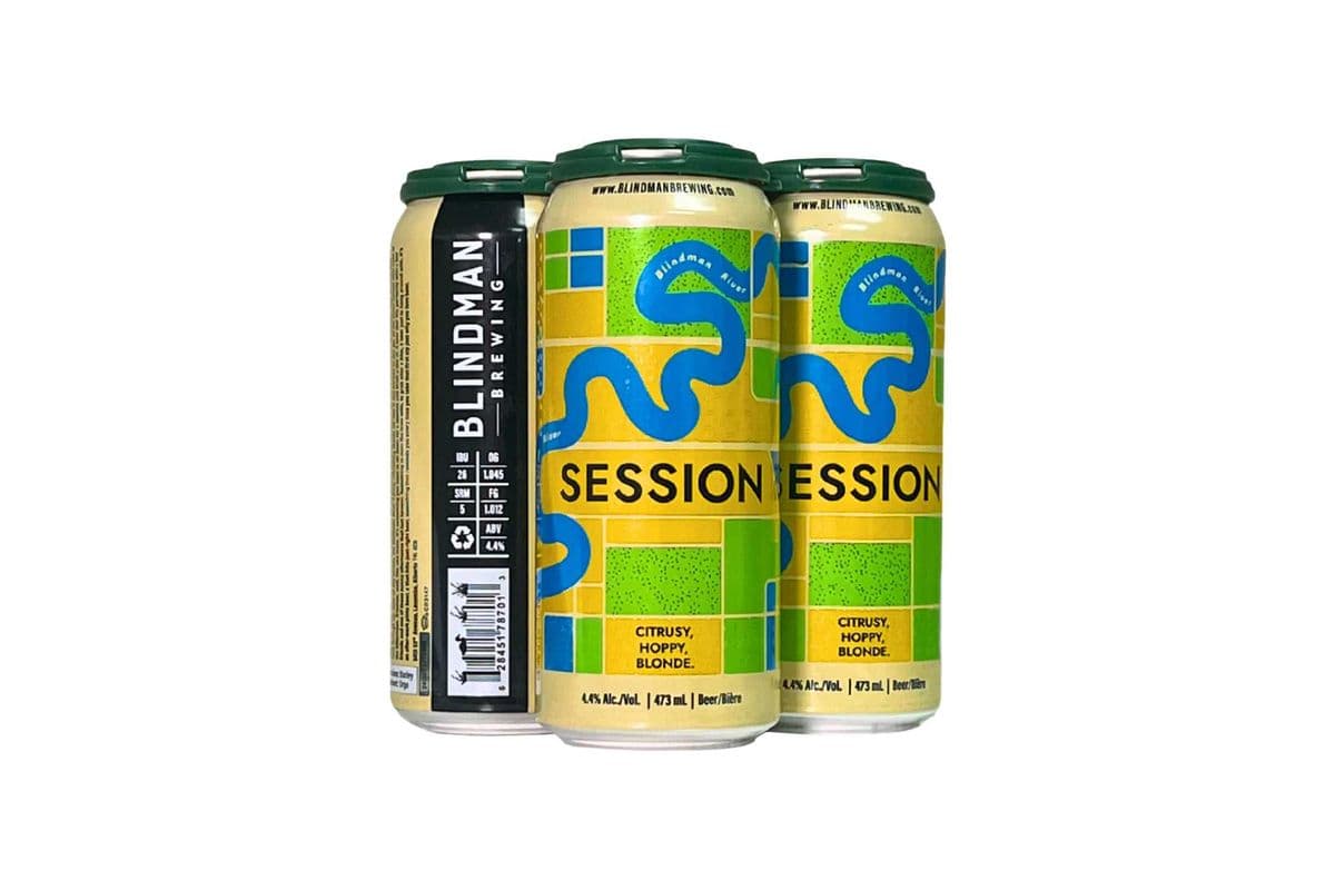 Blindman Brewing River Session Ale (4 Packs) (4 x 473ML)