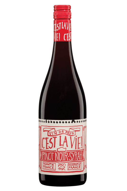 C'est la vie!, Pinot noir-Syrah, France (750 ml) (1 x 750ml)