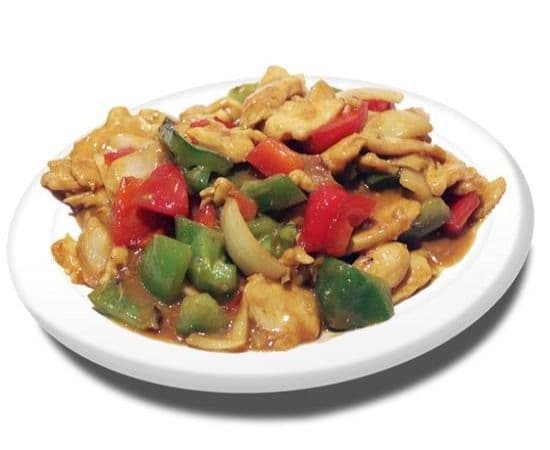 34. Cari au poulet ou bœuf dans riz / Chicken or Beef Curry in Rice/黄咖喱鸡(牛)饭