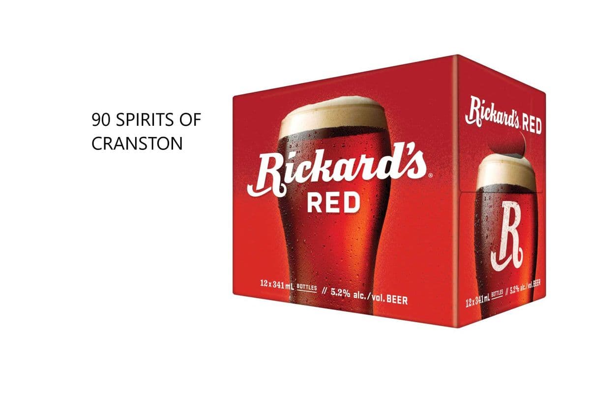 RICKARD'S RED 12 BOTTLES (1 x 12x341ML)