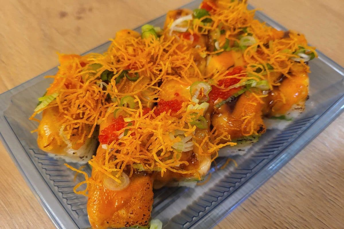 Scallop Aburi Press Sushi (8 pcs)
