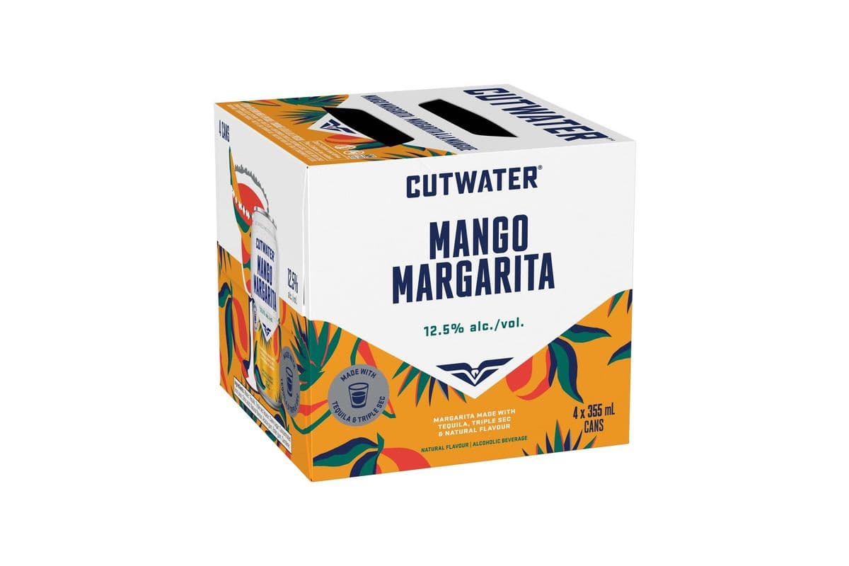 Cutwater Mango Margarita (4 x 355mL Cans)