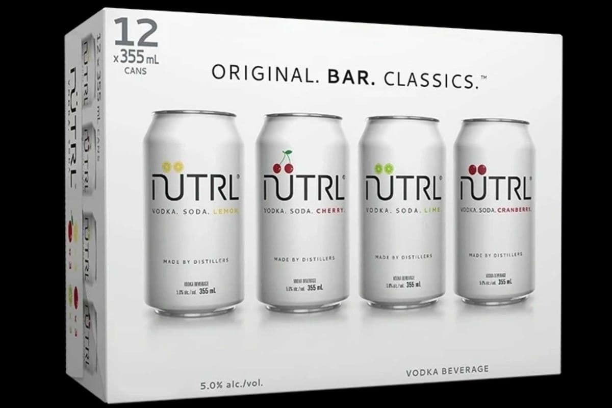 Nutrl Bar Classic Mixer (12 x 355 ml Cans)