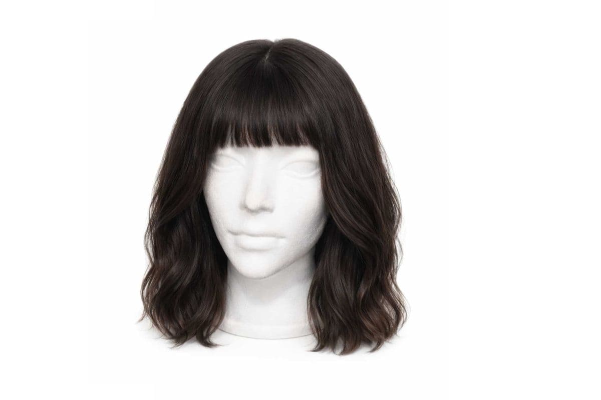 Soft Wave Style Wig /16 Inches With Bangs