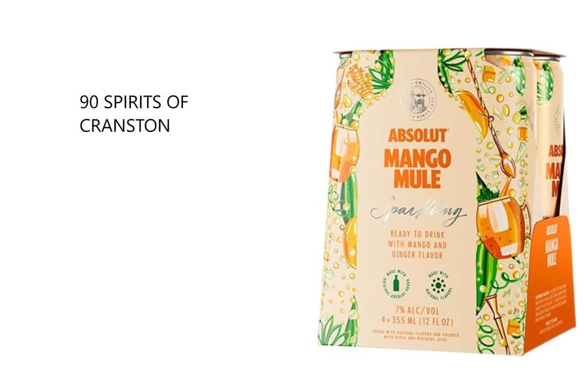 ABSOLUT MANGO MULE COCKTAIL 4 CANS (1 x 4x355ML)