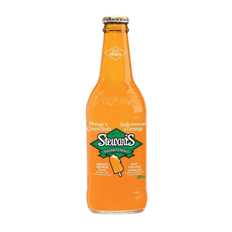 Stewarts Soda Orange 'n Cream Soda Glass Bottle (355ml) - USA