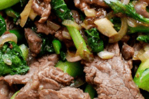 Chinese Broccoli with Beef 牛芥兰 (Regular order)