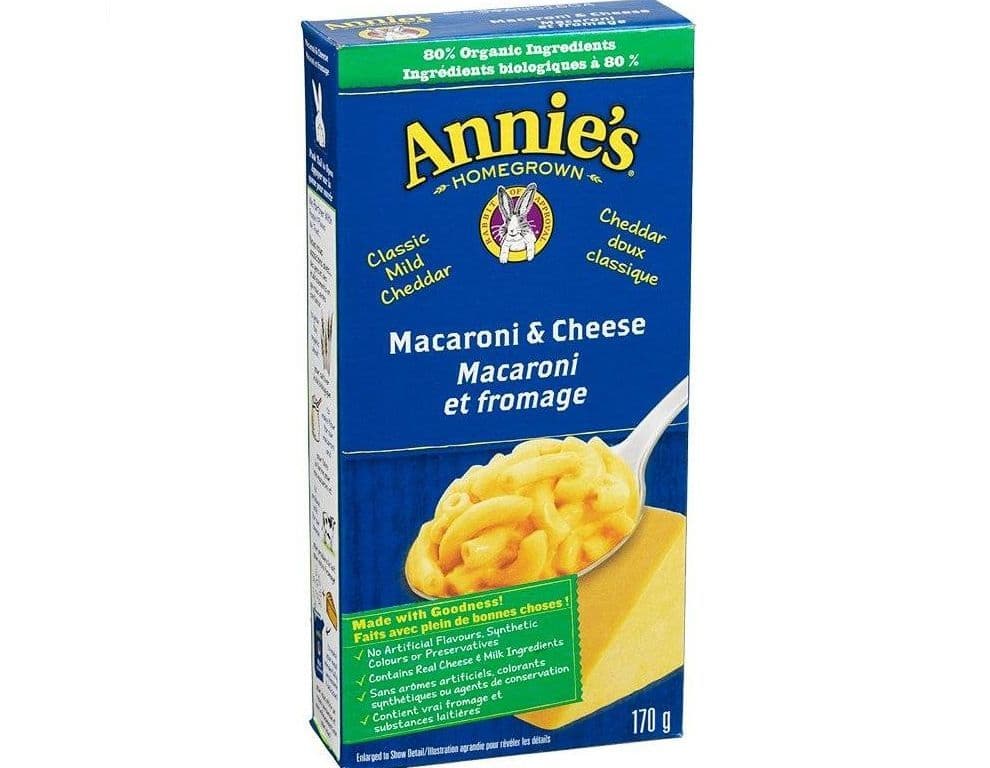 Annie's macaroni & cheese 170g