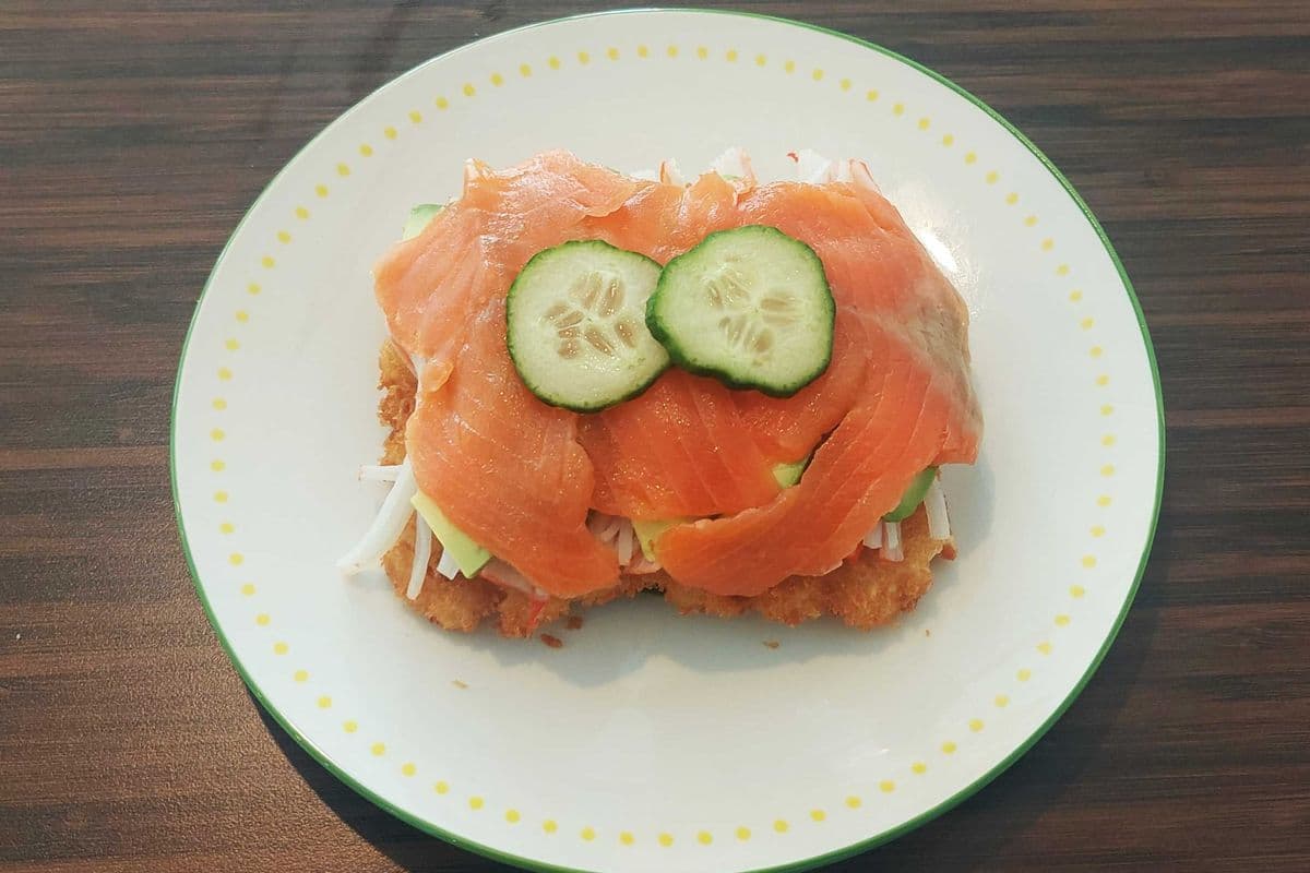Pizza au Saumon fumé