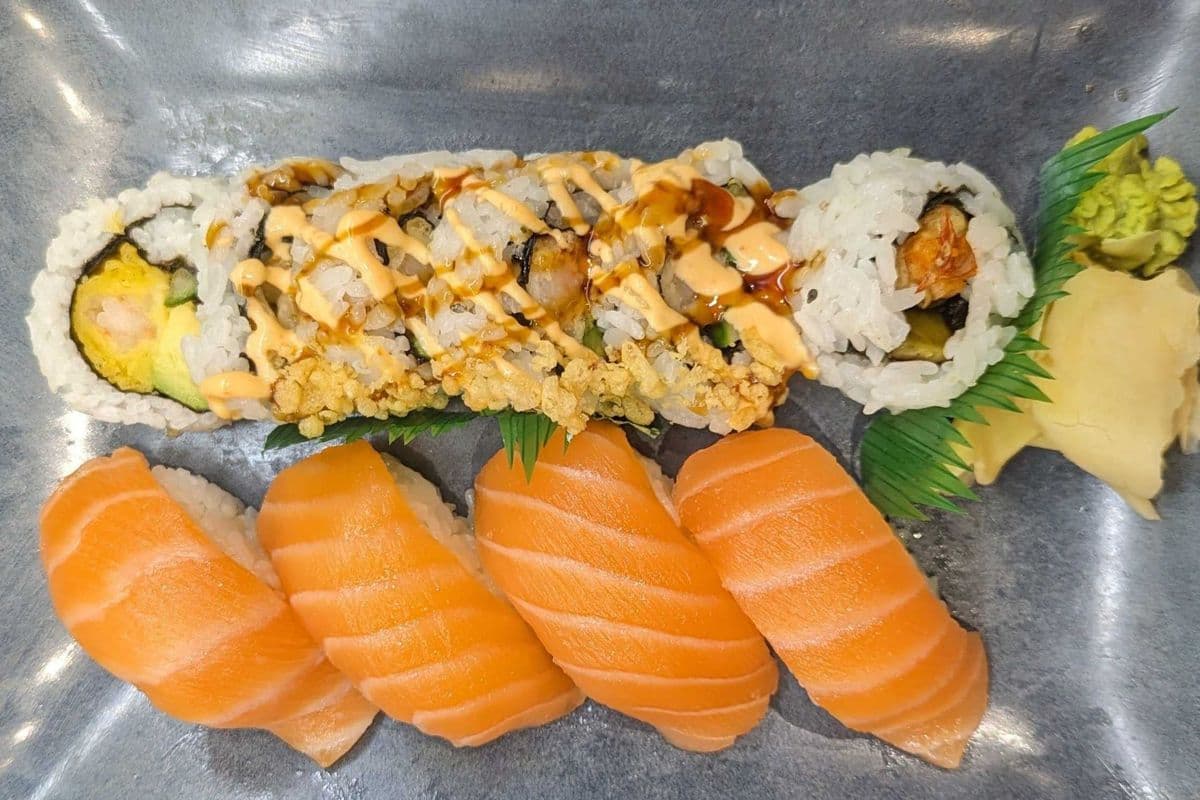 Sushi Combo A with Dynamite Rolls