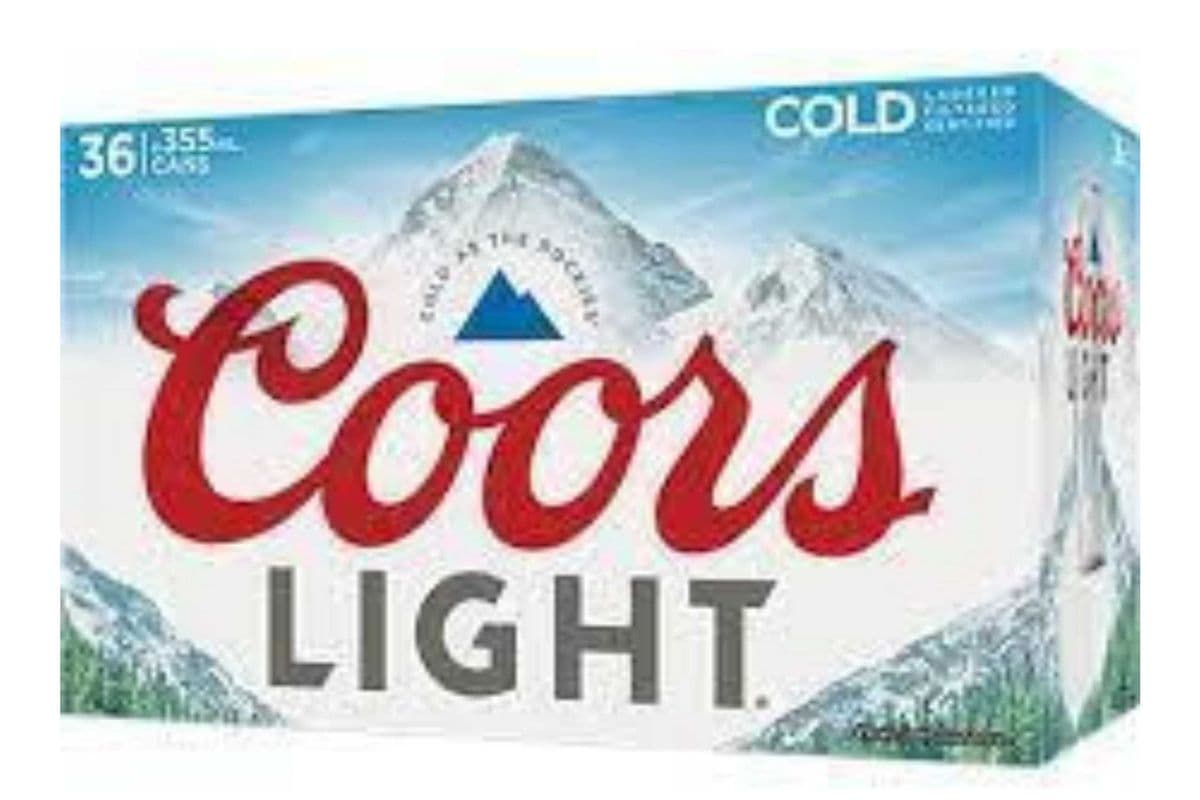 COORS LIGHT 36*355ML CANS (1 x 355ML)