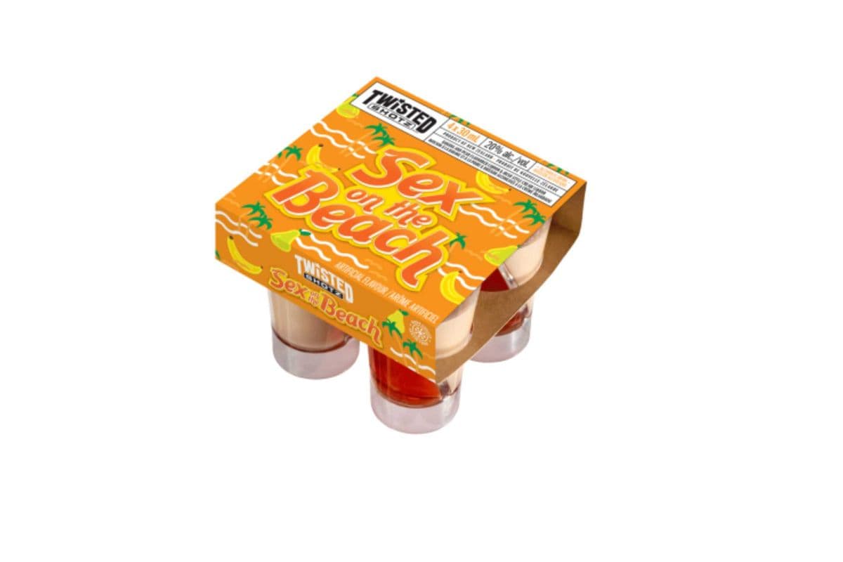TWISTED SHOTZ SEX ON THE BEACH 4PK (4 x 30ml*4)