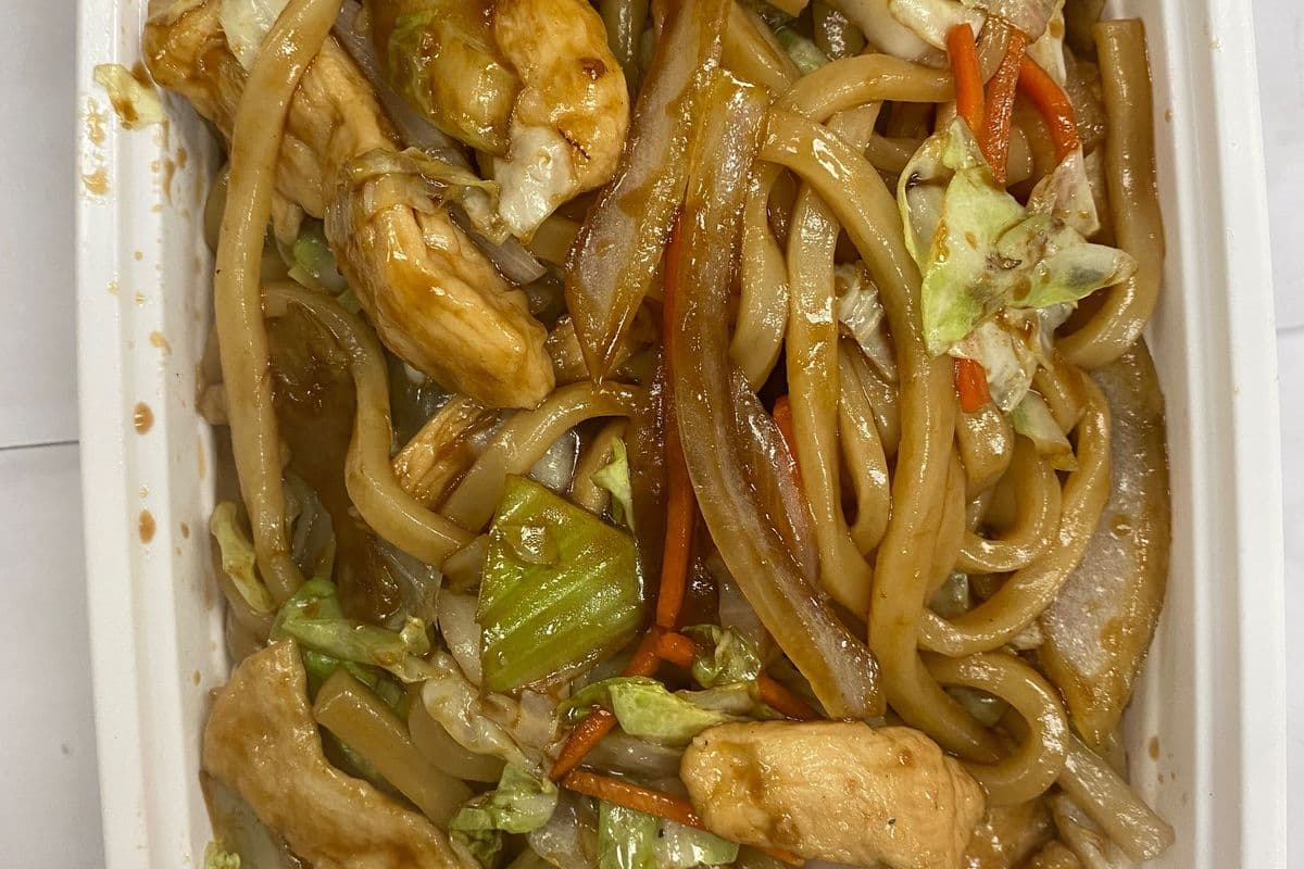 Fresh Udon with Chicken
