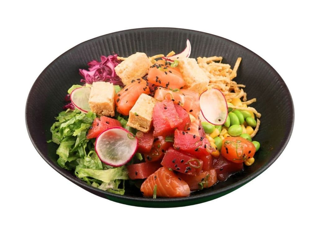 Salmon & Red Tuna Rice Bowl
