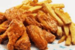 30 Chicken Wings and Fries.