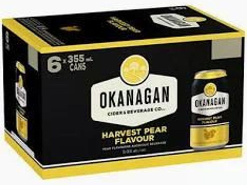 OKANAGAN Cider Pear, 6 x 355ml