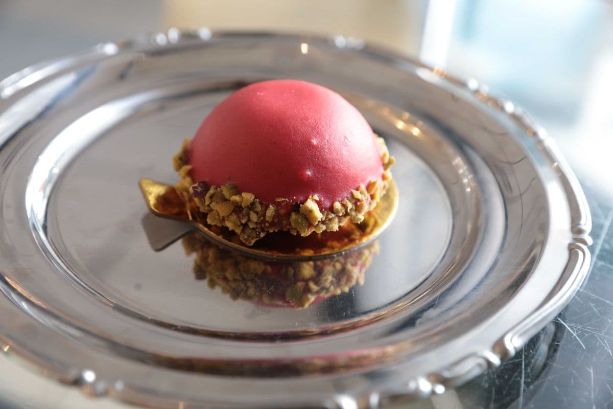 Mousse Pistache- Framboise