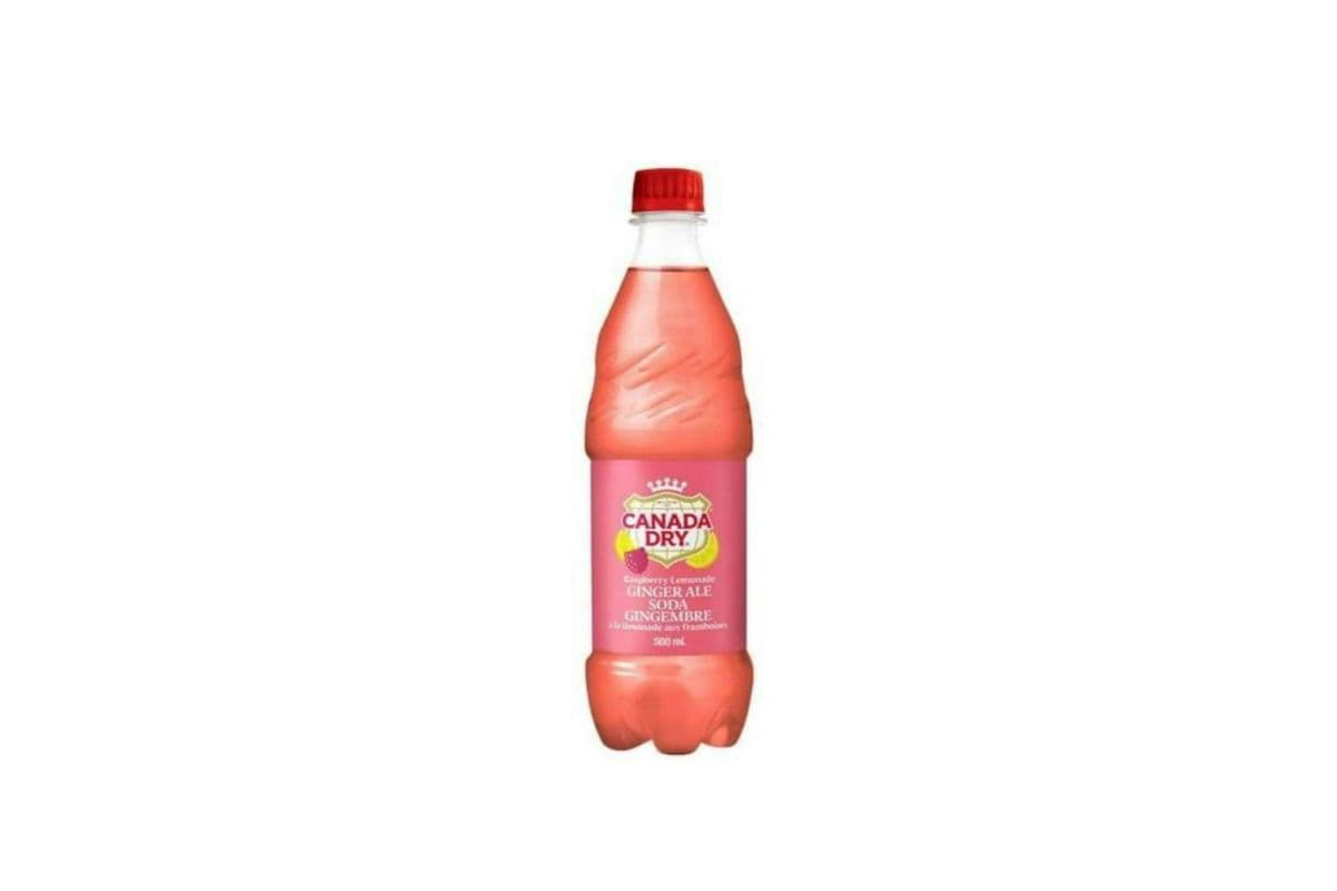 Canada Dry Raspberry Lemonade Ginger Ale (500 ml)