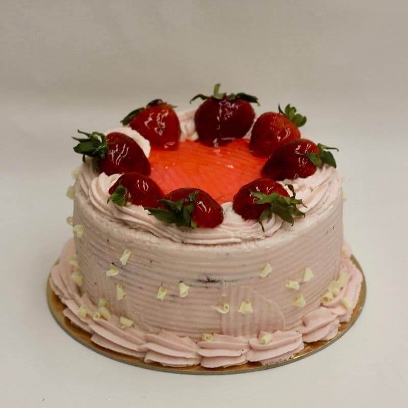 8" Chocolate Strawberry Truffle Cake