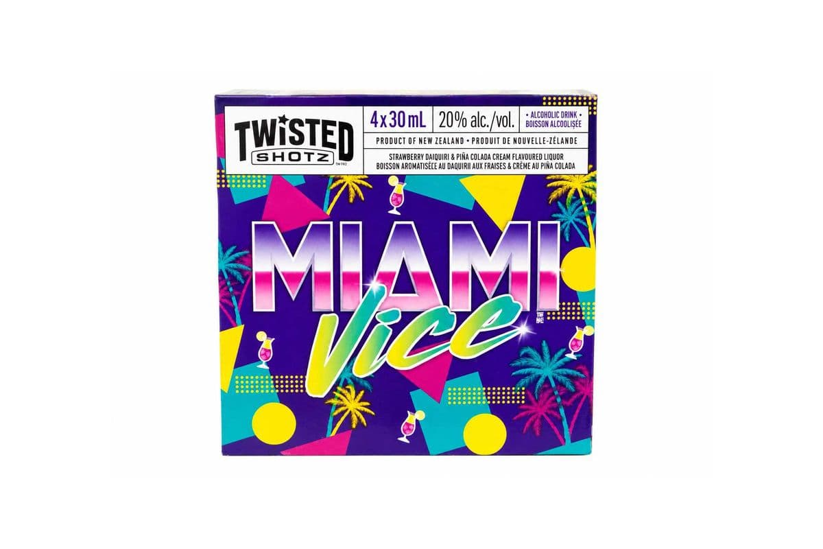 Twisted SHOTZ - Miami Vice 4pk (1 x 30ml x 4)