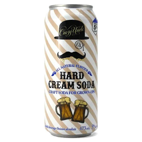 Crazy Uncle Hard Cream Soda (1 x 473 ml)