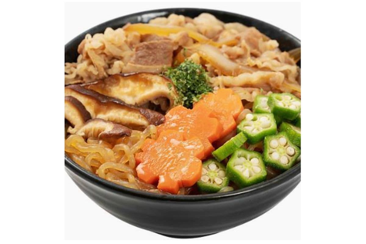 G5. Gyudon with Shirataki and Vegetables