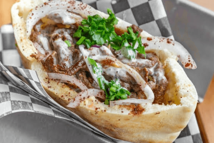 Beef Shawarma pita