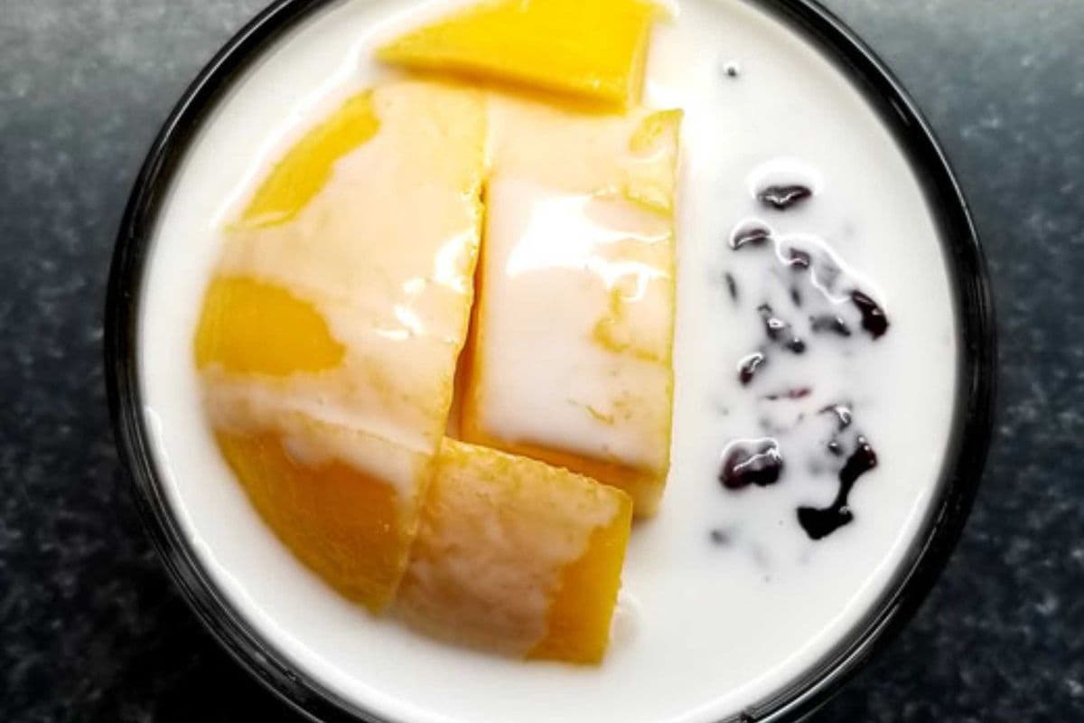 Mango Coconut Black Sticky Rice (Vegan, Gluten Free)