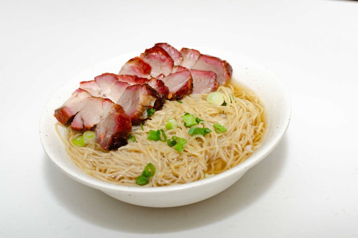 164 BBQ Pork with Noodle in Soup 叉燒湯麺