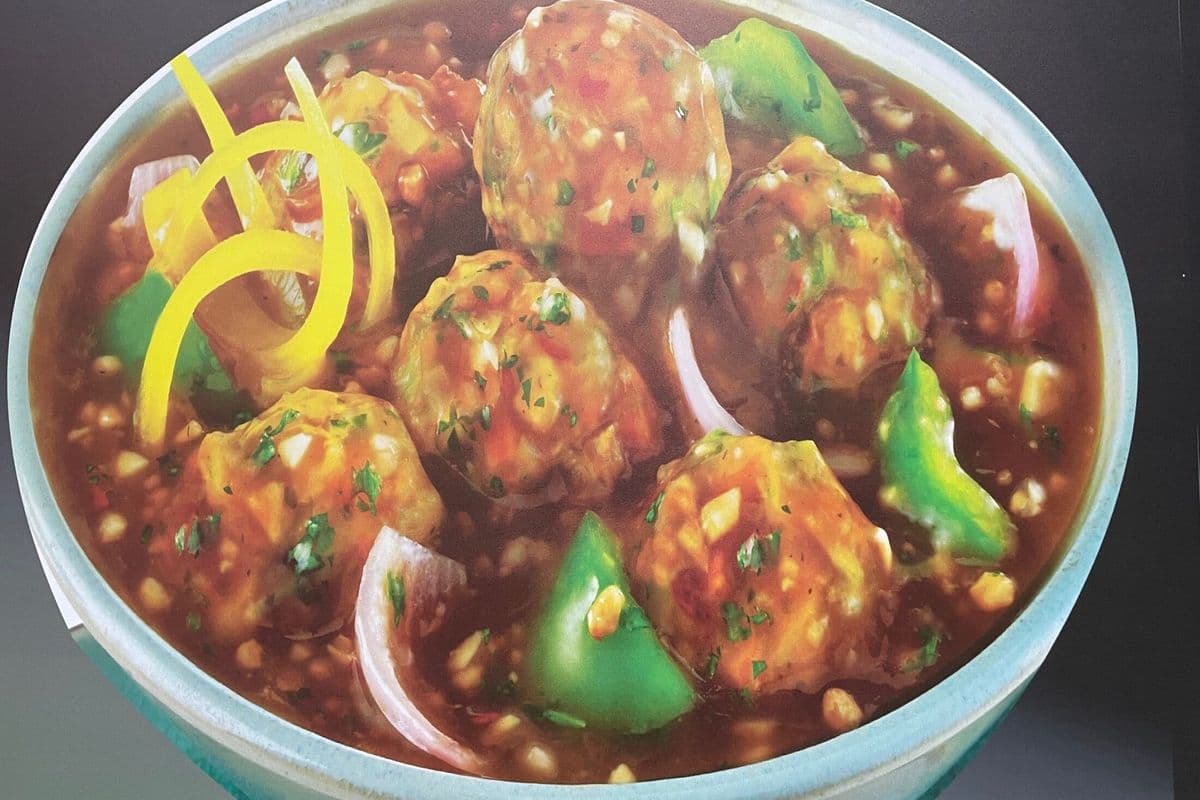 Veg Manchurian with Gravy