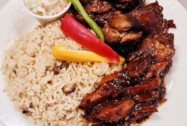 Brown Stew chicken Meal
