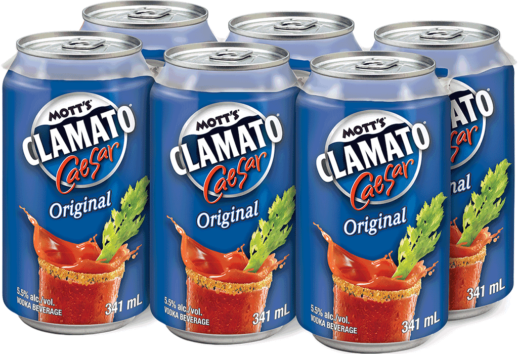 Clamato Original 6 can (6 x 355 ml cans)