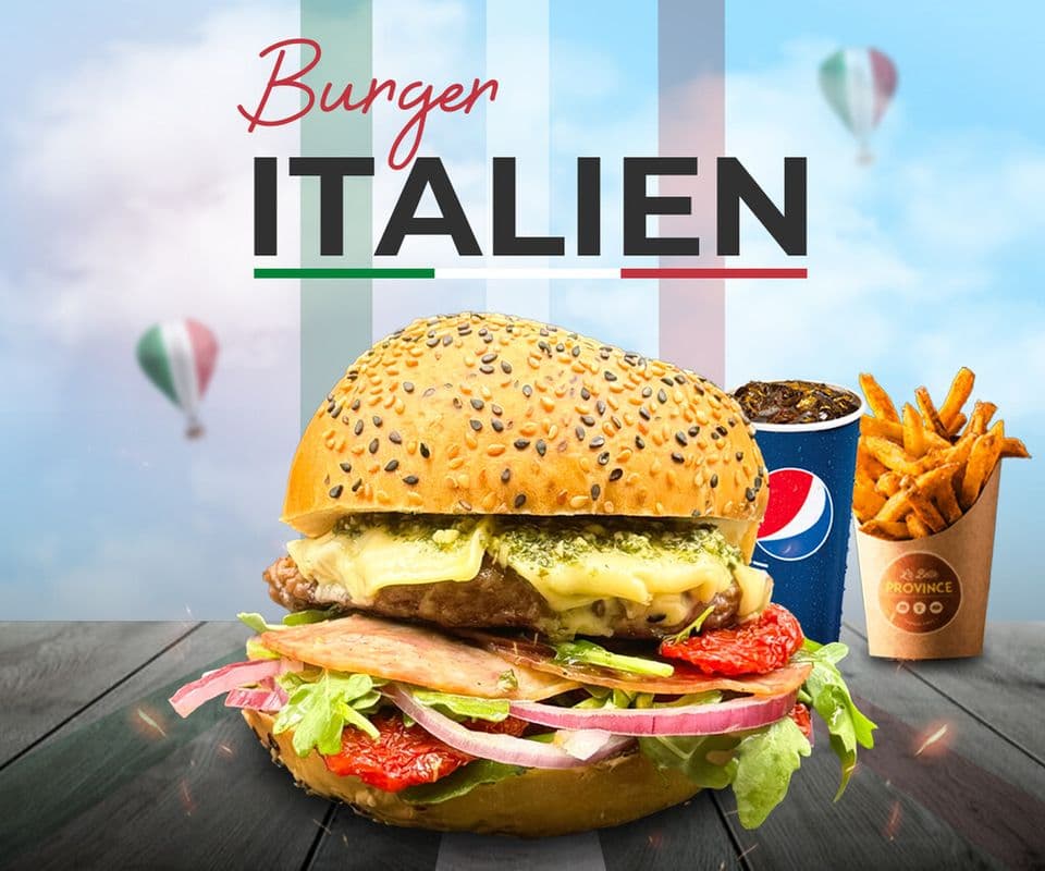 Trio burger italien