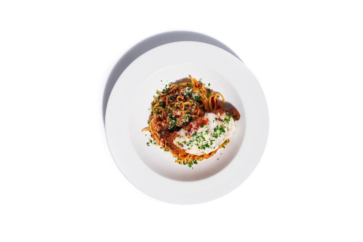 Spaghetti & Chicken Parmigiana (Full Size)