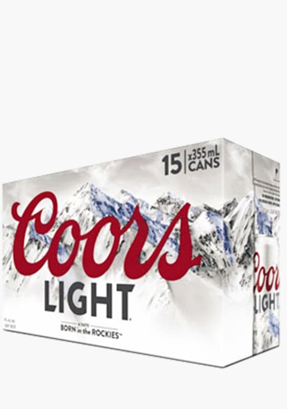Coors Light (1 x 15 cans)