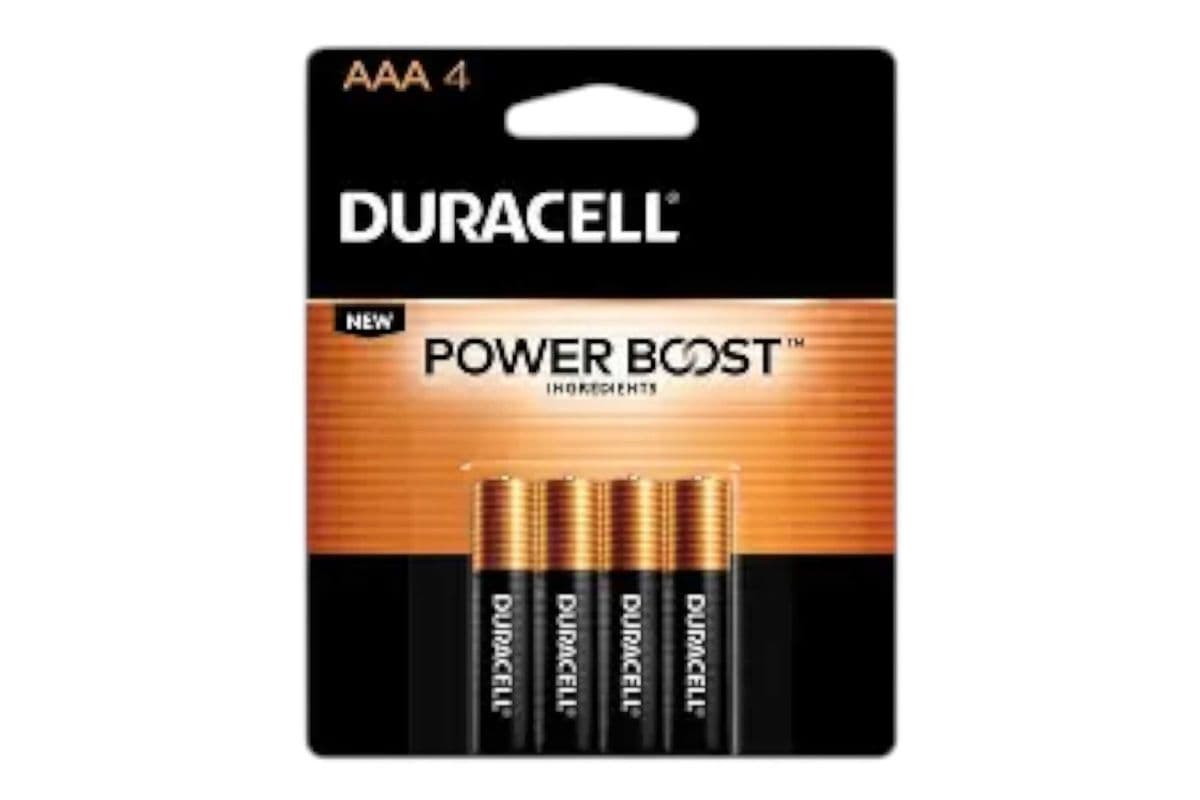 Duracell AAA4 Battery Pack Of 4