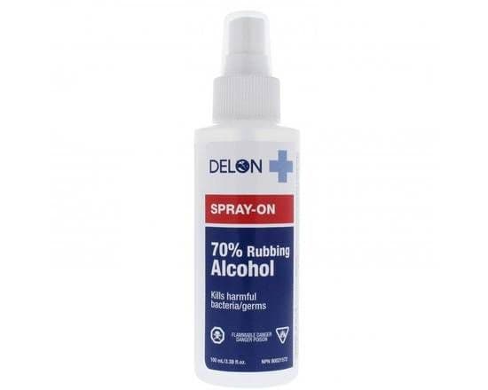 Delon Alcool a Friction 70% 100ml/  Delon Rubbing Alcohol 70% 100ml
