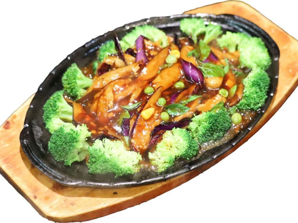 E56 Eggplant Sizzling Hot鐵板茄子