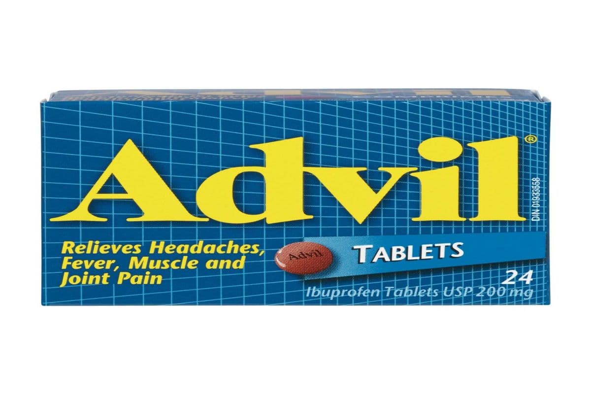 Advil - Ibuprofen Tablets usp 200mg (Blu) 24 tablets