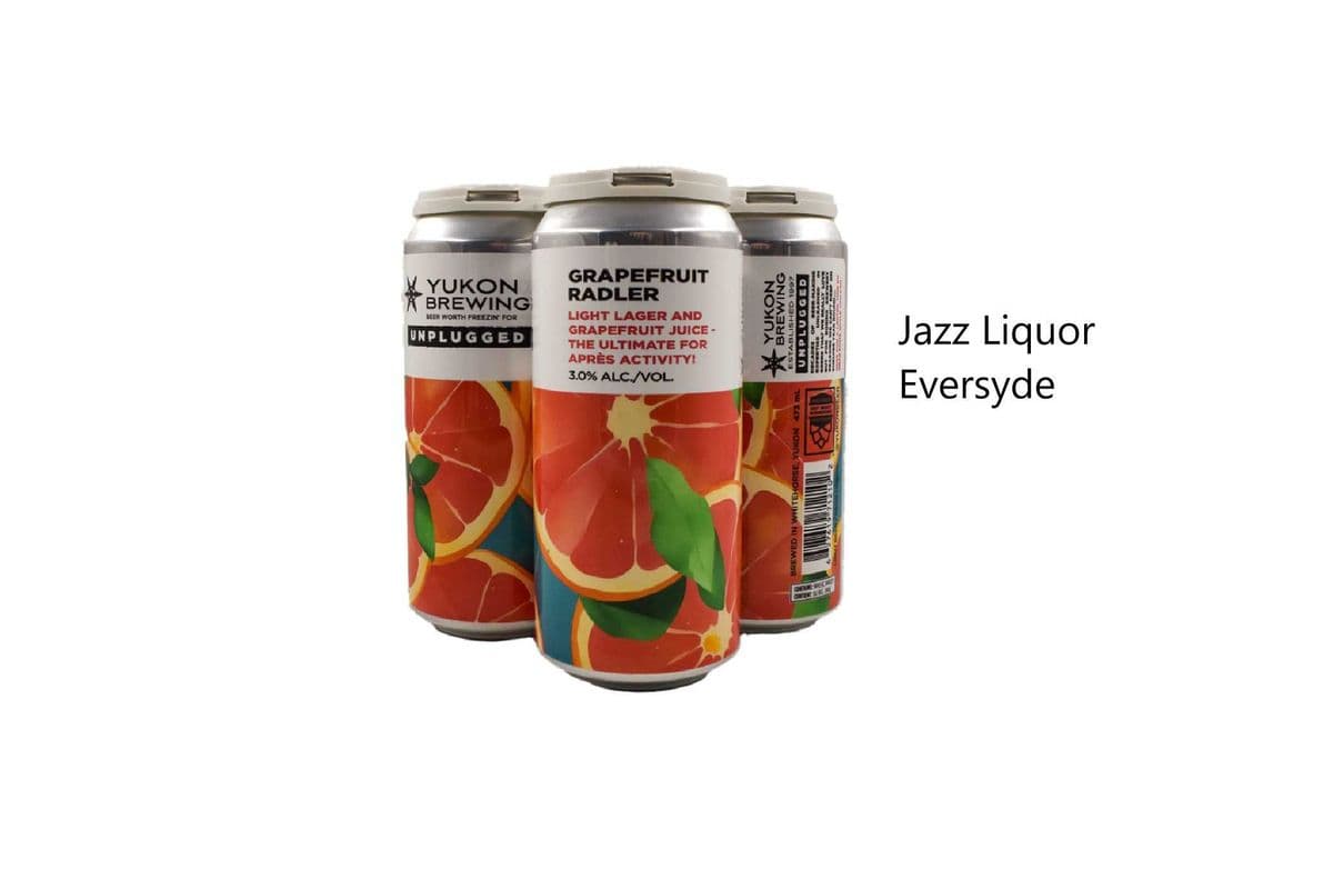 YUKON GRAPEFRUIT RADLER CANS (1 x 4x473 ML)