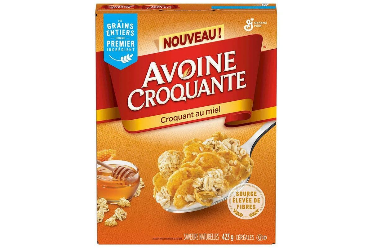 Avoine Croquante - Croquant au Miel / Oatmeal Crisp - Honey Crunch (423 g)