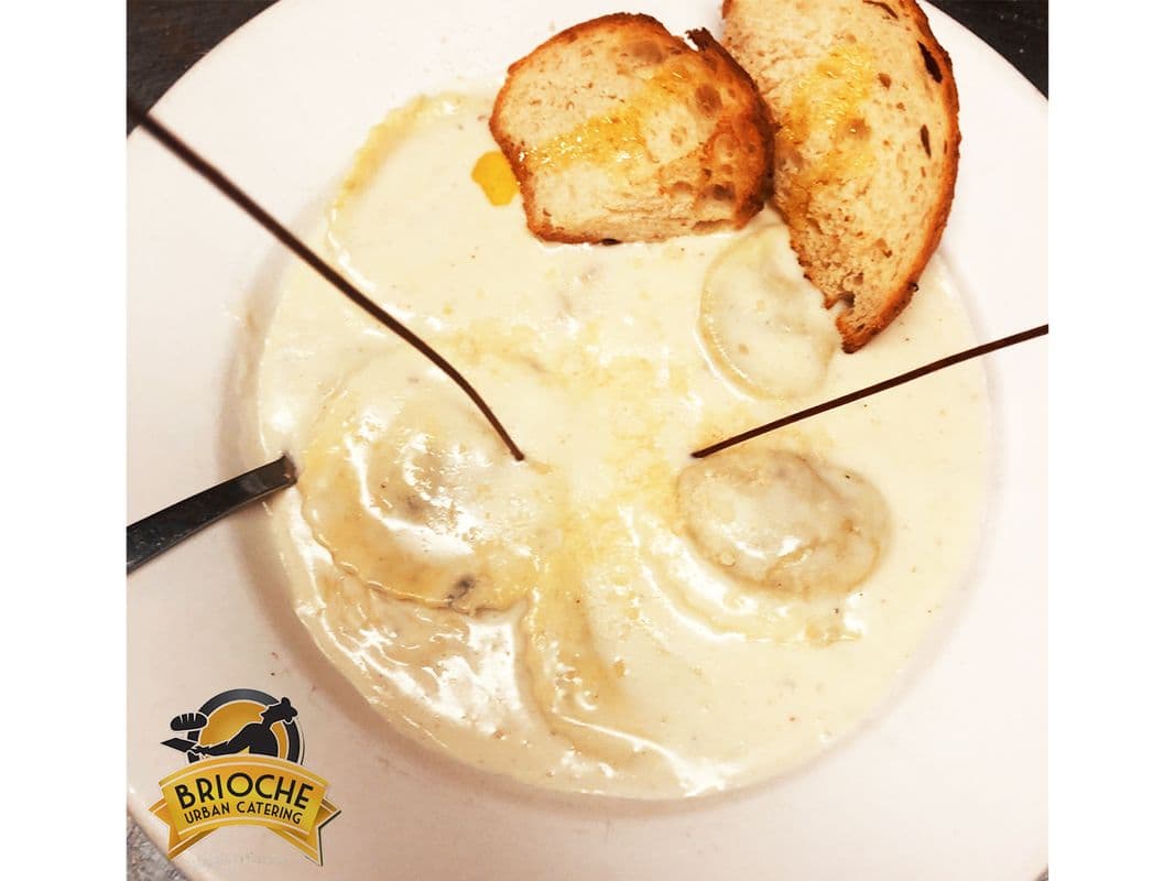 Daily-Stuffed Ravioli with Choice of Sauce