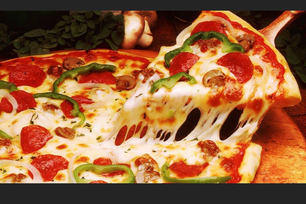 4. Medium Ham, Mushroom, & Sausage Pizza