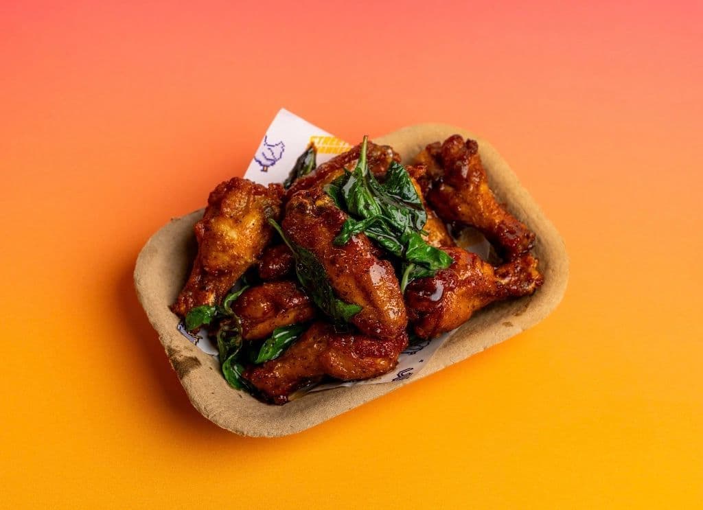 BLACK PEPPER BASIL WINGS