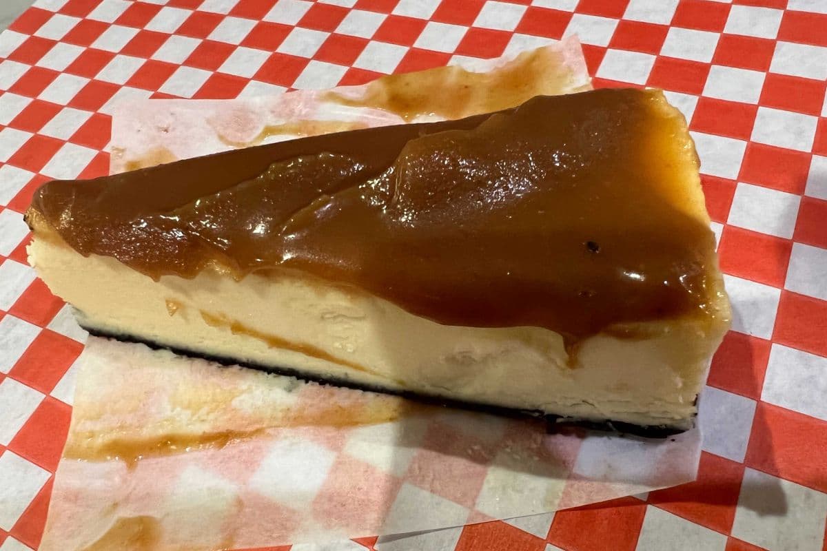 Salted Caramel Cheesecake Slice