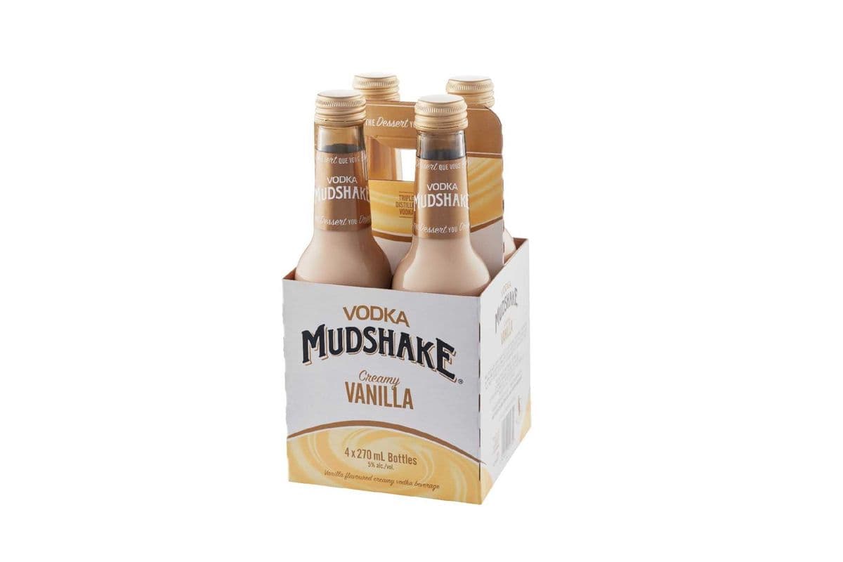 722251. MUDSHAKE CREAMY VANILLA (4 x 270ML (BOTTLES))